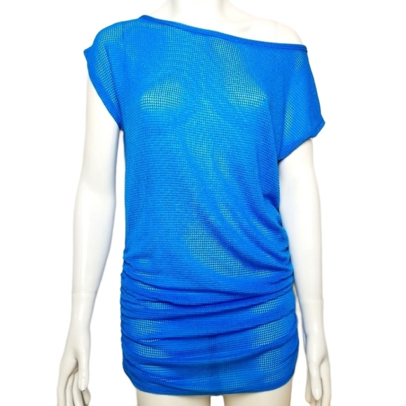 Jordan Taylor stretchy blue coverup - Picture 4 of 4